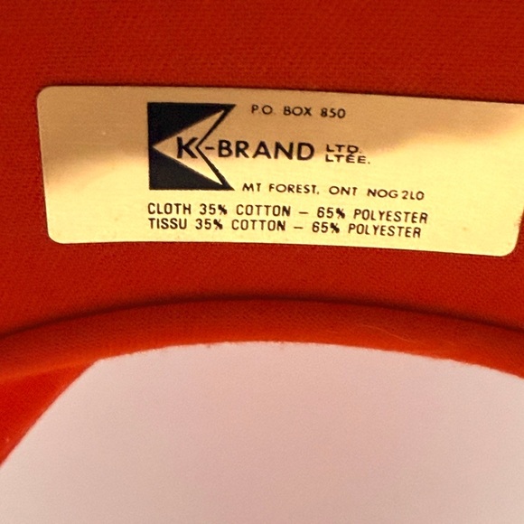 Vintage UNIFEED Sun Visor Hat Orange & White - Picture 8 of 9